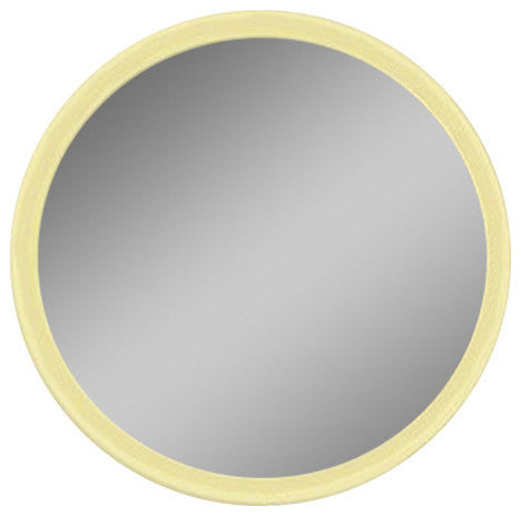 IB MIRROR Dimmable Backlit Bathroom Mirror Round 24"x24", 3000 K
