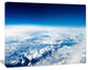 Stunning View from Airplane, Landscape Canvas Art Print, 60x40