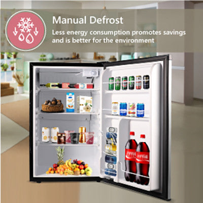 Conserv 4.5 cu. Ft. Compact Refrigerator-Stainless, Reversible Door