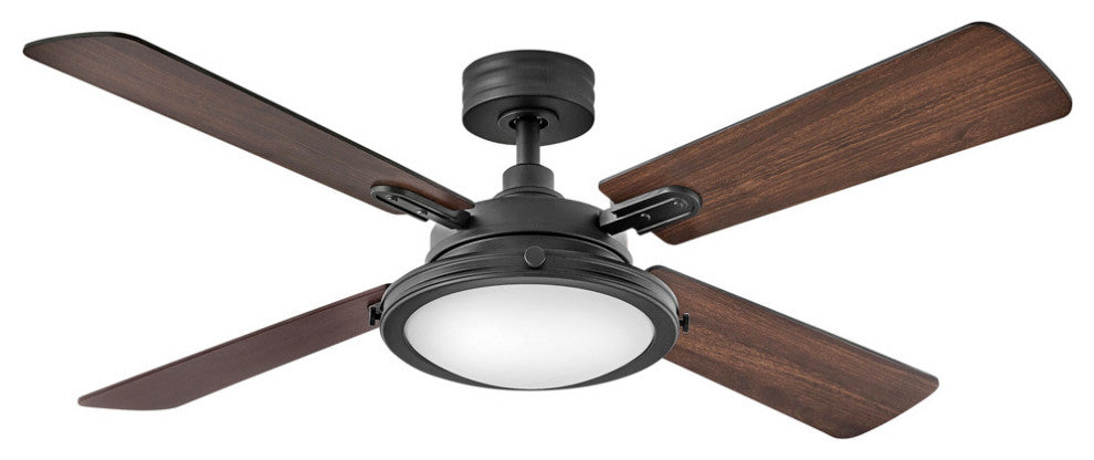 Hinkley Collier 54" Integrated LED Indoor Ceiling Fan, Matte Black