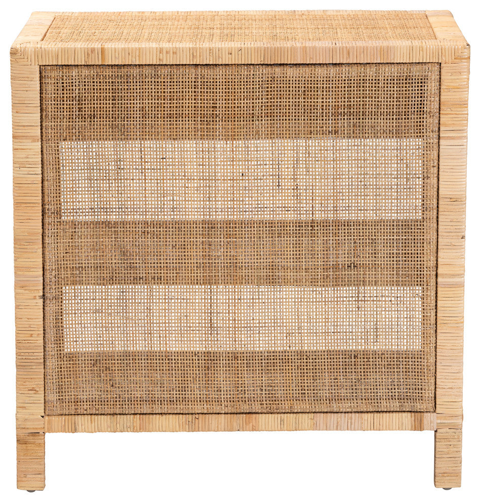 Ruby Mahogany & Rattan Collection, Console Table