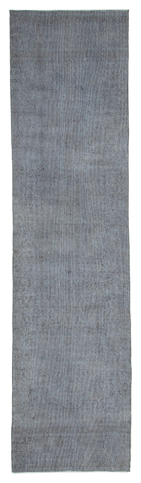 Rug N Carpet - Handwoven Anatolian 2' 11" x 11' 11" Distressed Floor Runner Rug