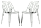 LeisureMod Modern Cornelia Dining Chair, Set of 2