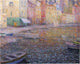 Henri Le Sidaner A Quay in Twilight, 20"x25" Wall Decal