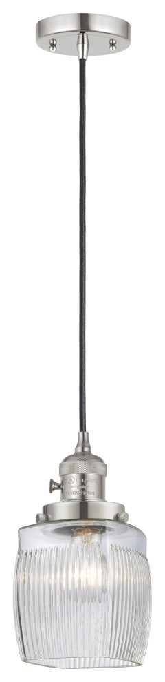 Innovations 201CSW-PN-G302-LED 1 Light Pendant, Switch, Polished Nickel