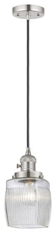 Innovations 201CSW-PN-G302-LED 1 Light Pendant, Switch, Polished Nickel