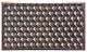 Outdoor Mat, Natural Rubber, 18"x30" Heavy Duty Doormat, Copper Checkered