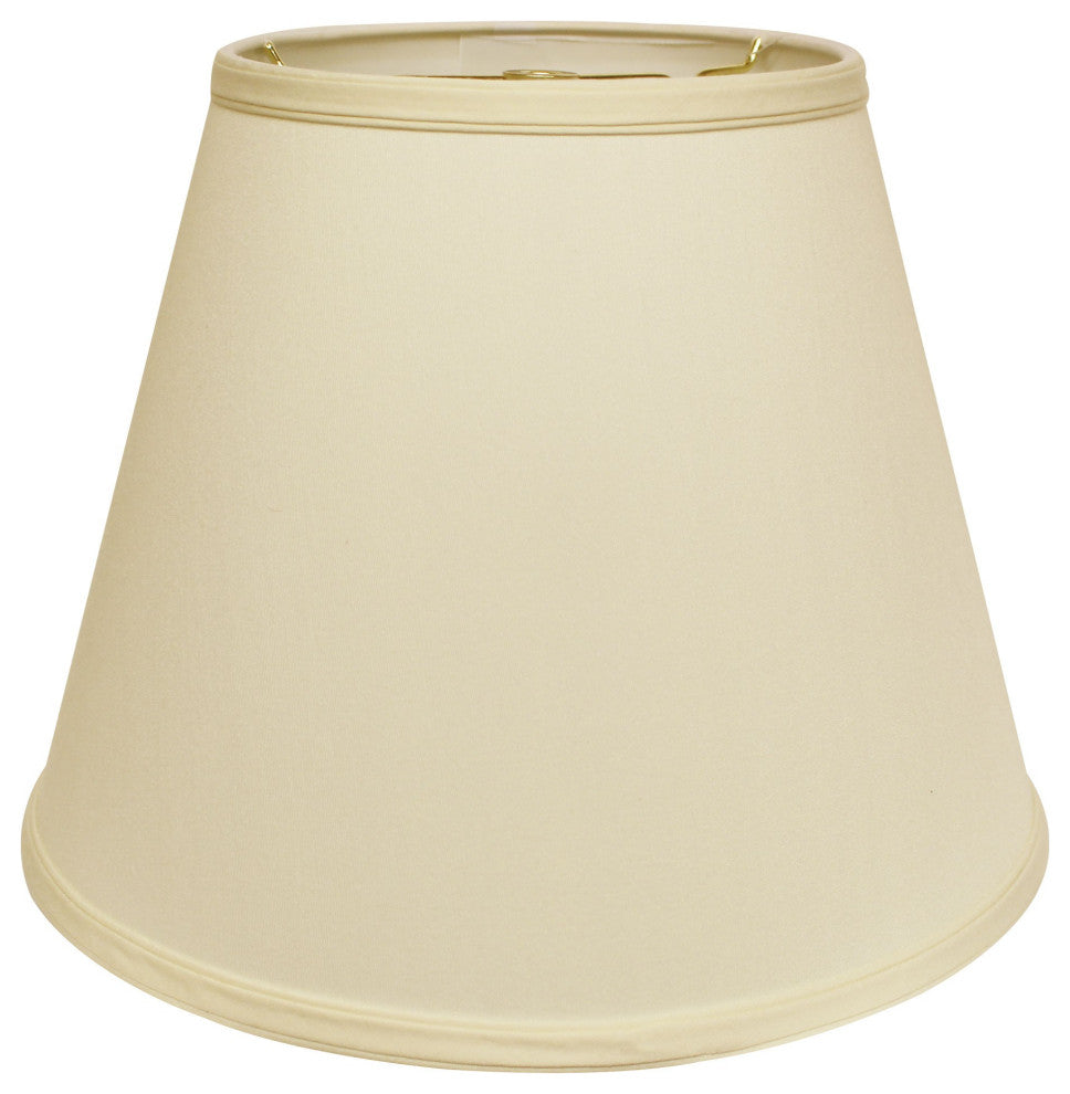 14" Ivory Empire Deep Slanted No Slub Lampshade