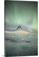 "Kirkjufell Mountain" Wrapped Canvas Art Print, 24"x36"x1.5"