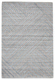 HAND WOVEN FLAT WEAVE KILIM POLYESTER AREA RUGS -Rectangle,Gray,Contemporary