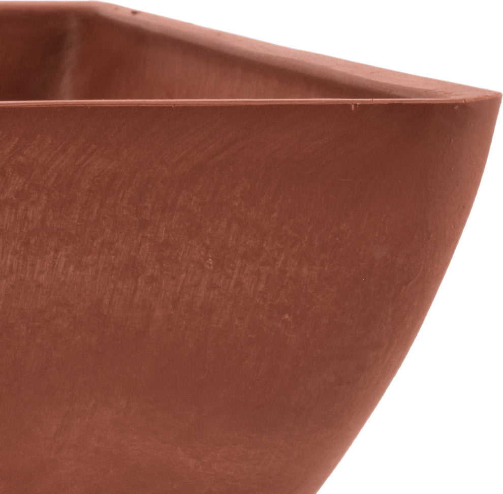Simplicity Square Pot, Terra-Cotta, Small