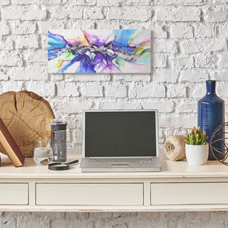 Abstract Rainbow Splash Watercolor Fun Design,1pc, each 10 x 24