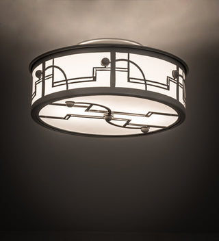 12W Revival Deco Flushmount