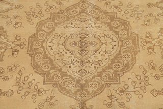 Consigned, Faded Persian Traditional Handmade Vintage-Style Area Rug, Brown, 6x8