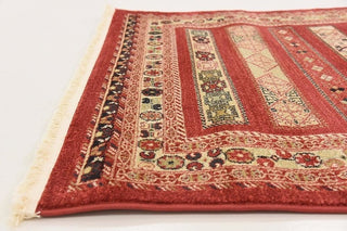 Unique Loom Rust Red Pasadena Fars 4' 0 x 6' 0 Area Rug