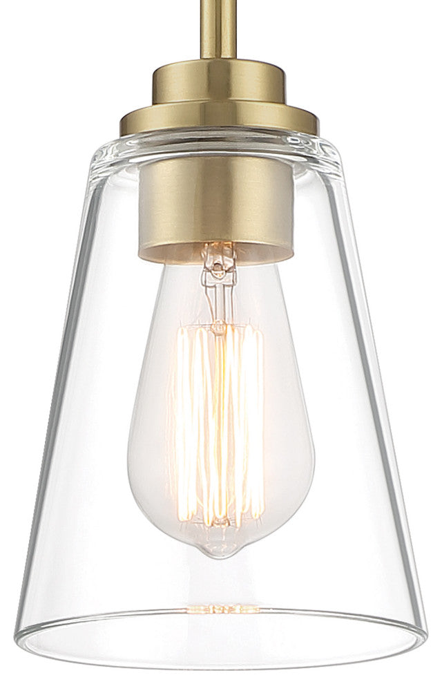 Designers Fountain 95730 Westin 5"W Mini Pendant - Brushed Gold