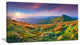 "Purple Sky and Green Mountains" Landscape Photo Wall Art, 40"x20"