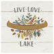 "Peace and Lodge I" Digital Paper Print by Janelle Penner, 26"x26"