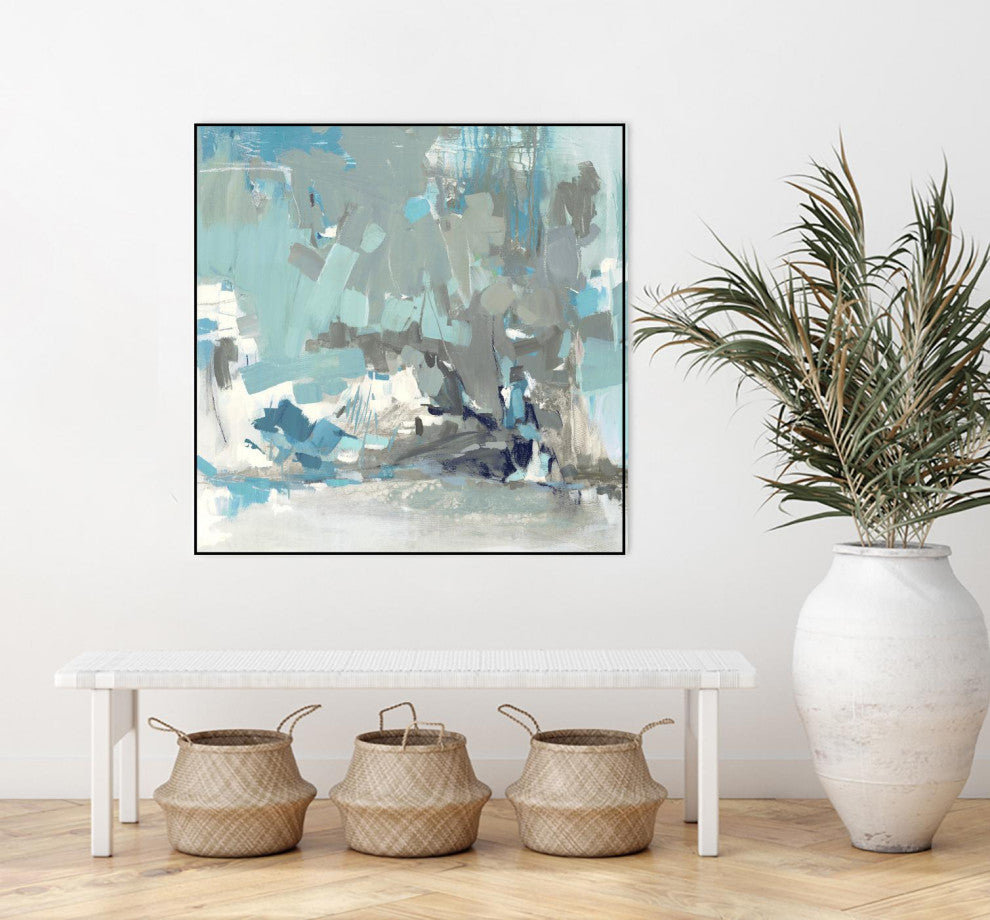 "Above the Mist" Framed Canvas by Giant Art 20"x20"