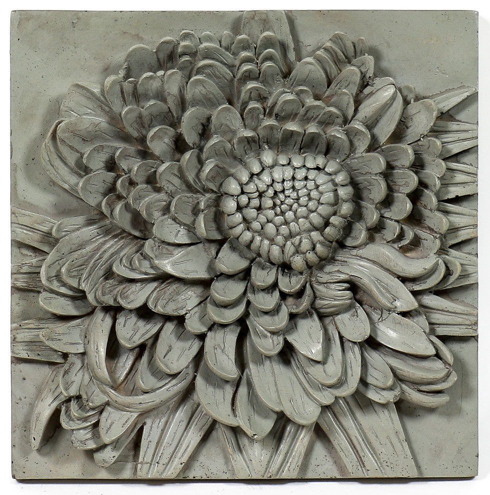 Chrysanthemum Plaque