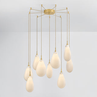 Hudson Valley Lighting Ironwood Chandelier, Aged Brass