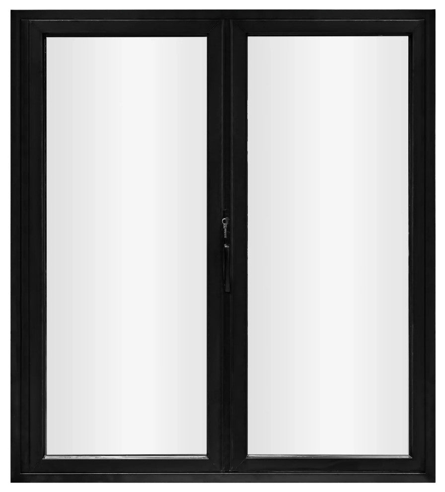 Patio Bi-Fold Door Open Left to Right 72"x80", 2-panel, Black Color, Low E Glass