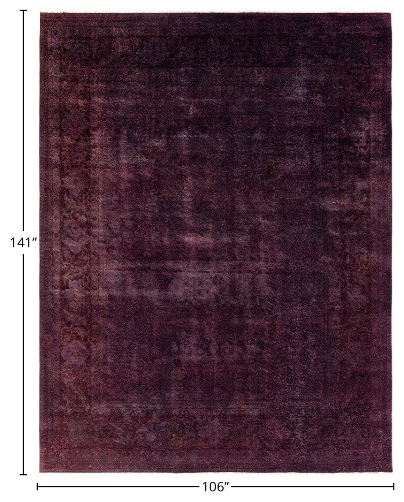 Vibrance, One-of-a-Kind Hand-Knotted Area Rug Brown, 8'10"x11'9"