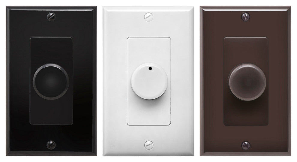Replacement Knob In-Wall Volume Control Decora Kits, Black