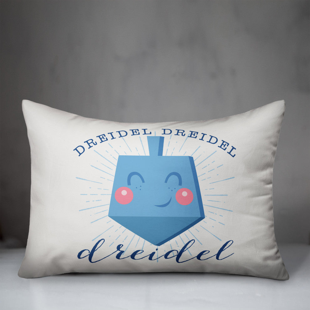 Dreidel Dreidel Dreidel 14"x20" Throw Pillow