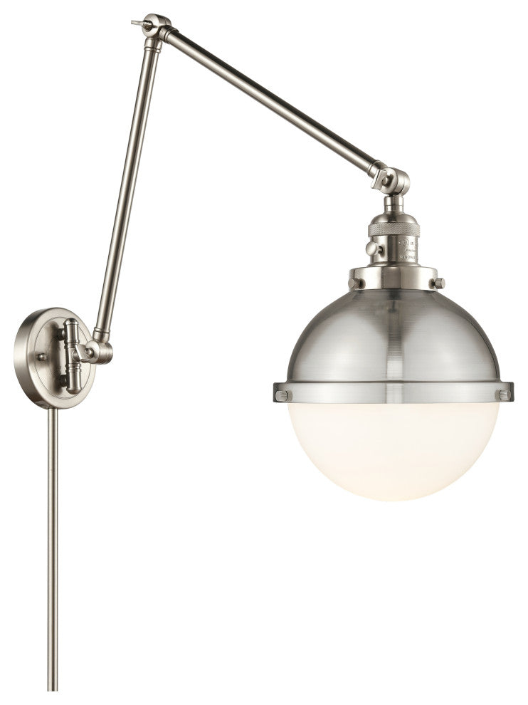 INNOVATIONS 238-SN-HFS-81-SN-LED 1-Light Swing Arm Brushed Satin Nickel