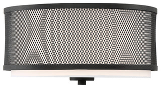 3-Light Ceiling Light, Matte Black