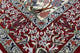 Hand Knotted Wool and Silk Authentic Persian Isfahan Signed Rug, 3'8"x5'6"