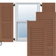Two Equal Louver Shutters (Per Pair)
