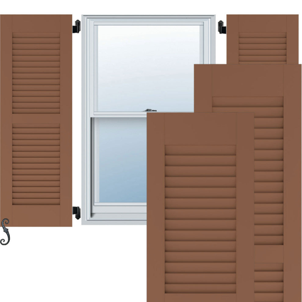 Two Equal Louver Shutters (Per Pair)