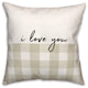 I Love You a Bushel and a Peck 18x18 Spun Poly Pillow