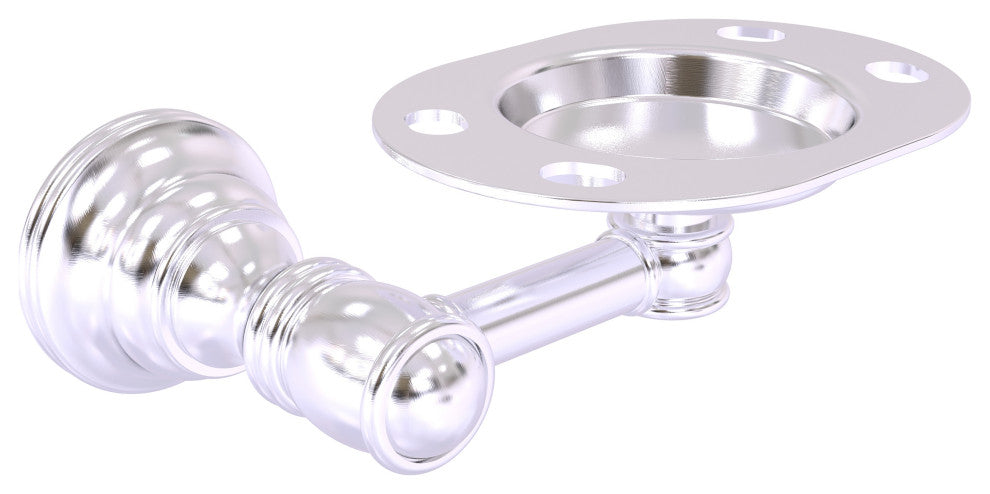 Carolina Tumbler and Toothbrush Holder, Satin Chrome