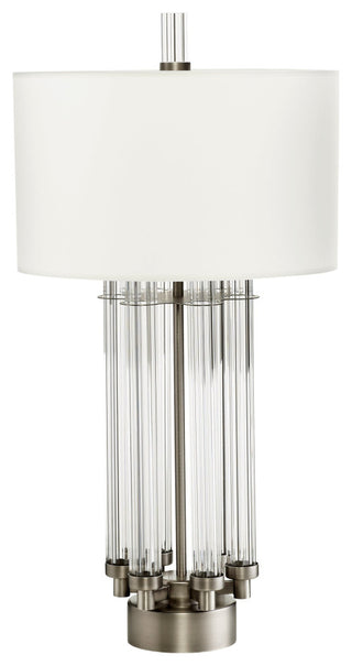 Vidro Lamp, Antique Silver