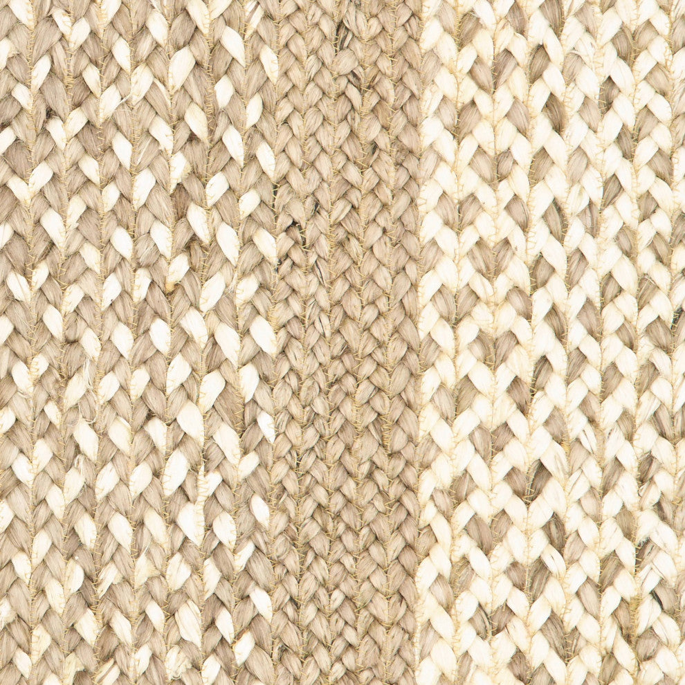 5" x 8" Tan Geometric Bordered Area Rug