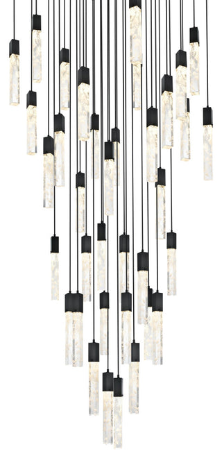 Home Living 42" Chandelier, Black