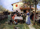 Raffaelo Sorbi The Country Inn, 21"x28" Gallery Wrapped Canvas Print