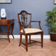 Solid Mahogany Shield Back Arm Chair