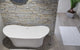 CastelloUSA Ocean Solid Surface Freestanding Tub, White