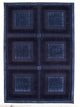 Hand Knotted Blue New Zealand Wool Area Rug, 5''6"x7''10"