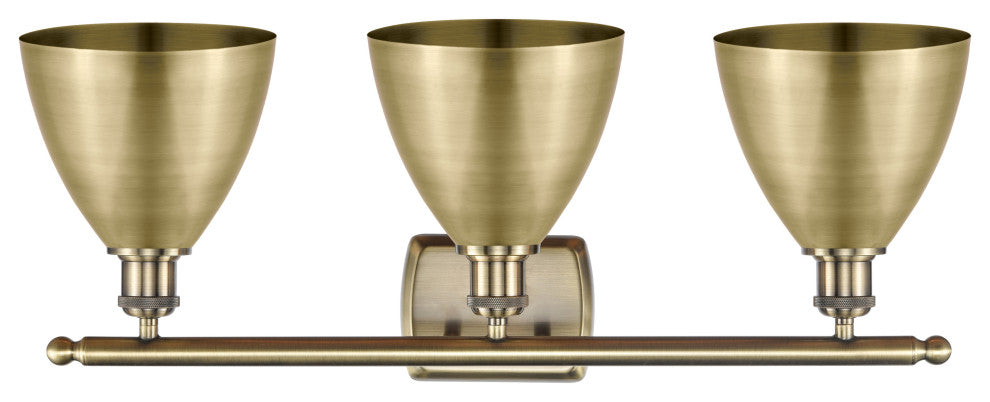 Ballston Dome Bath Vanity Light, Antique Brass, Antique Brass