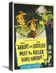 "Abbott & Costello - Meet The Killer" Canvas by Hollywood Photo Archive, 10x16"