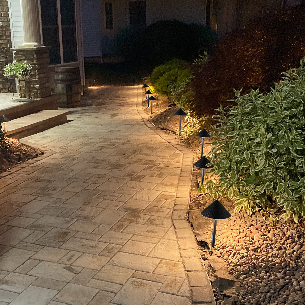 LEONLITE 12V 12-Pack LED 3W Landscape Lights, 3000K Warm White