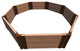 Classic Sienna 5' X 5' X 11" 'St. John Baptistry Raised Garden Bed - 1" Profile