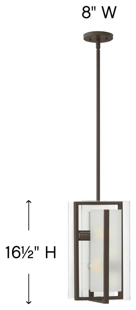 Hinkley Latitude Small Pendant, Oil Rubbed Bronze