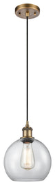 Innovations Lighting 516-1P-BB-G122-8 Athens 1 Light 8" Mini Pendant