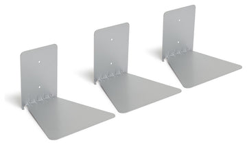 Conceal Shelf, Silver, Large, Set of 3
